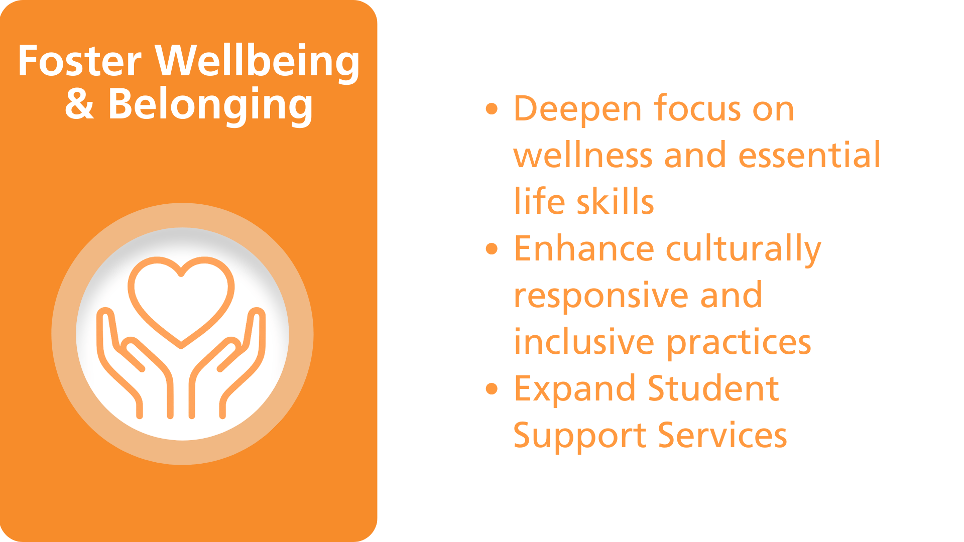 Foster Wellbeing and Belonging