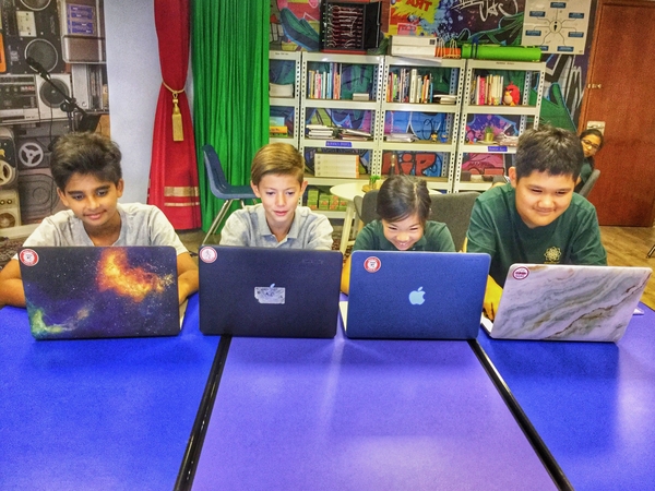 Boys on Laptops